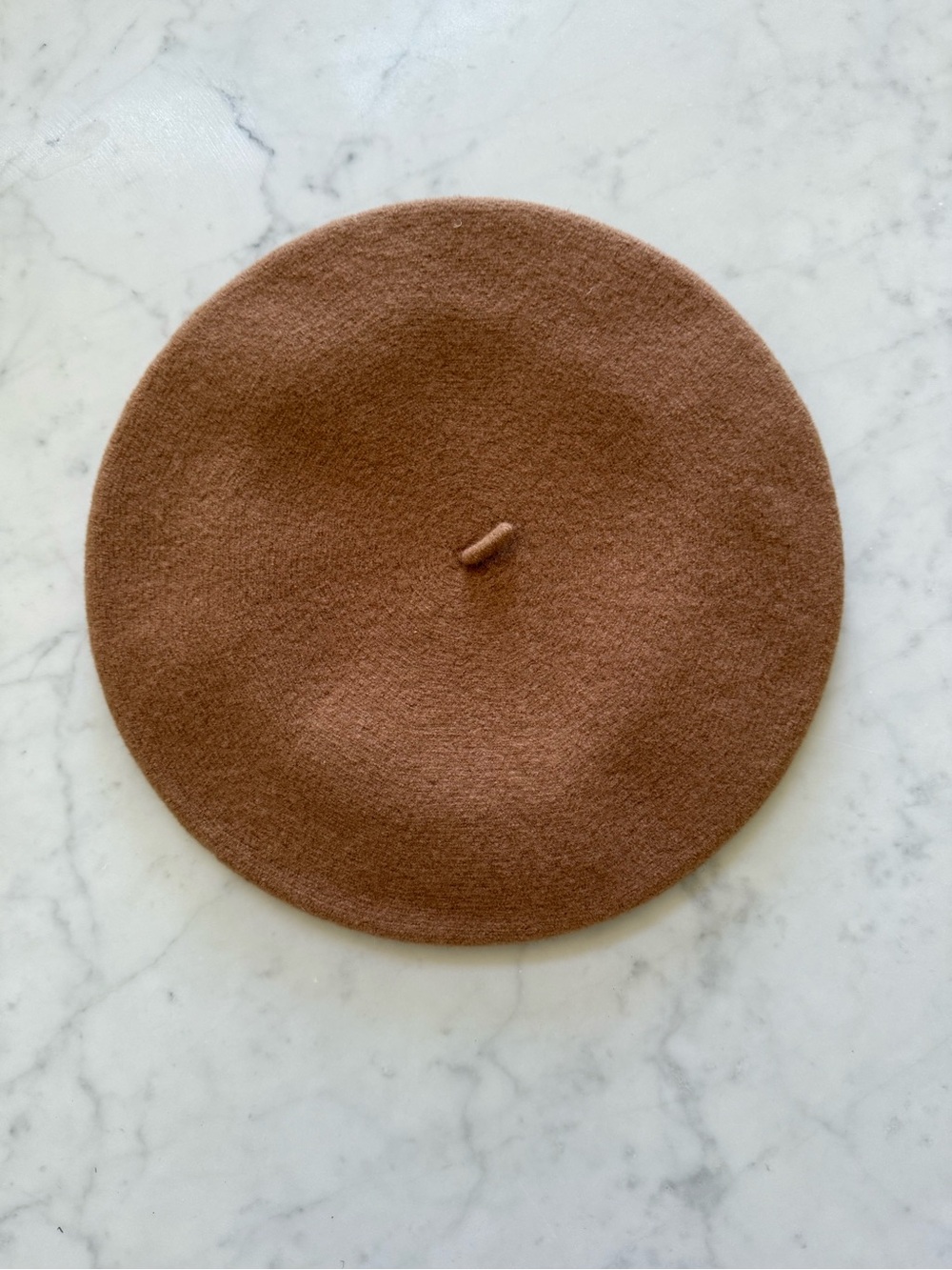 Draeger Paris Camel Wool French Beret Hat Made in France OS